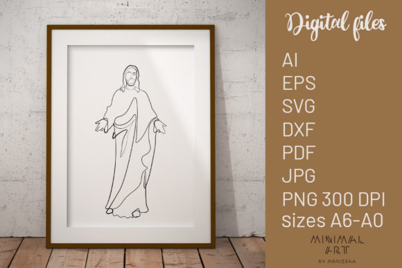 Download Wall Art Christ Jesus - Svg Art Prints - Premium Bundle