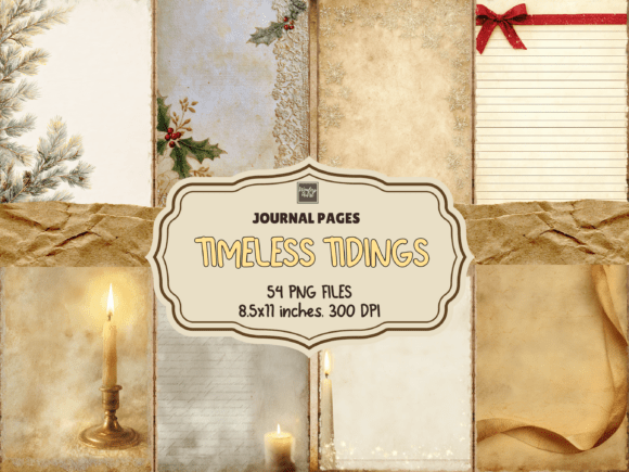 Download Timeless Tidings Journal Pages - Page Collection